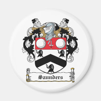 Saunders Family Crest Magnet