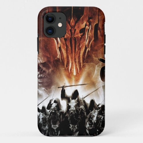 Sauron Orcs Witchking and Ring Wraiths iPhone 11 Case