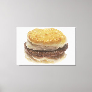 Sausage Biscuit Canvas Print