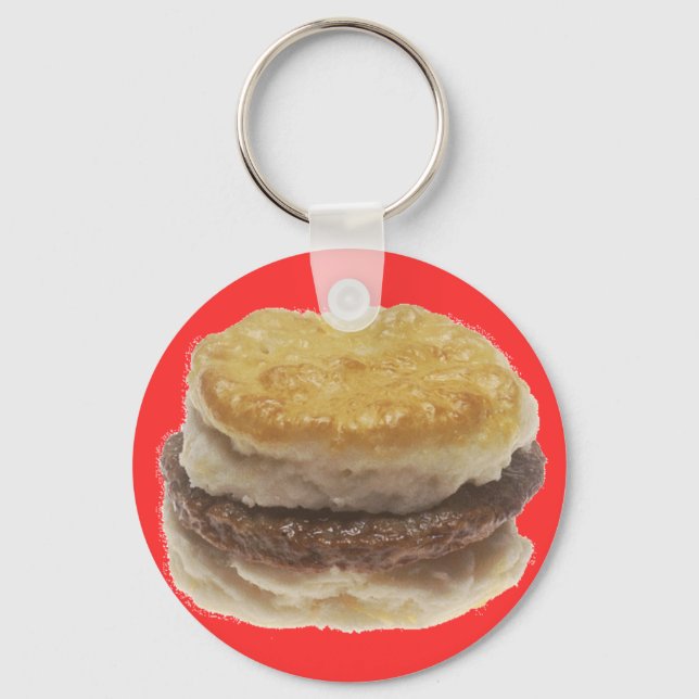 Sausage Biscuit Keychain (Front)