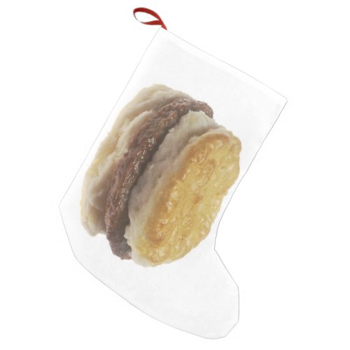 Sausage Biscuit Small Christmas Stocking