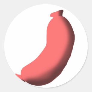 Sausage Classic Round Sticker