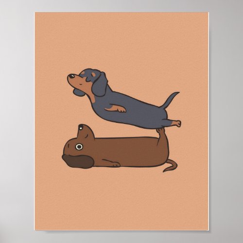  Sausage dog gift  Puppy  Poster