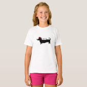 Sausage Dog Girl tshirt (Front Full)