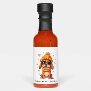 Sausage Dog Heart Doxie Girl Valentine's Day Women Hot Sauces