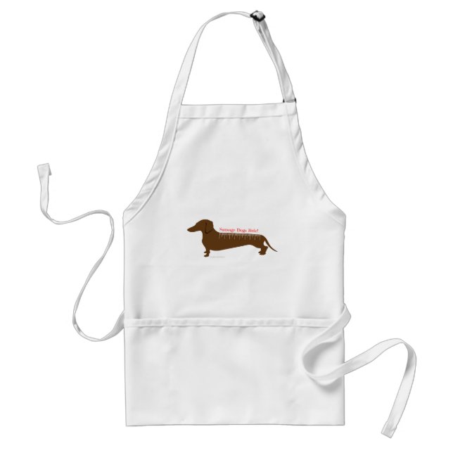 Sausage Dogs Rule Adult Apron (Front)