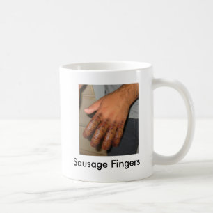 Sausage Fingers Coffee Mug