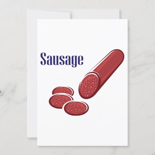 Sausage Invitation