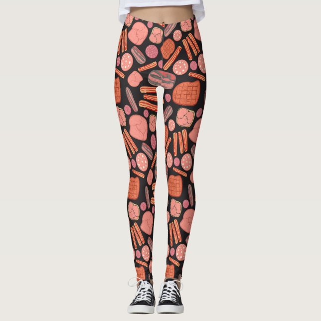 sausage lover   Leggings (Front)