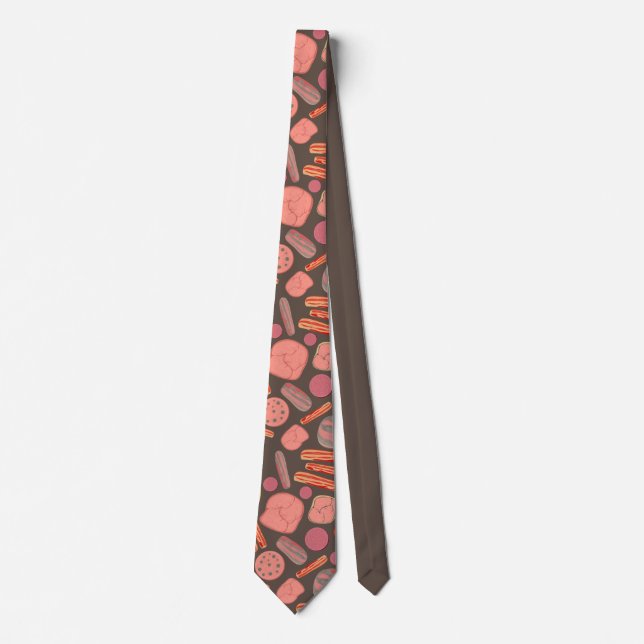 sausage lover  neck tie (Front)