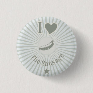 Sausage Lover Pinback Button