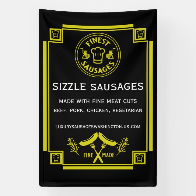 Sausage makers banner (Vertical)