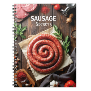 Sausage Making Recipes Notebook