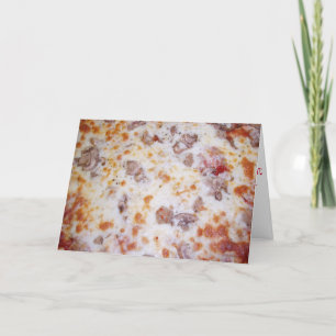 "Sausage Mushroom" Birthday Card