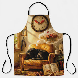 Sausage O’Clock Dreamtime – Surreal Dog Art Apron