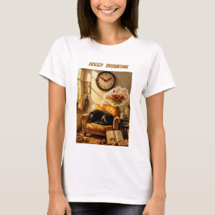 Sausage O’Clock Dreamtime – Surreal Dog Art T-Shirt