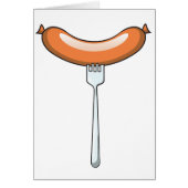 Sausage on a fork (Front)