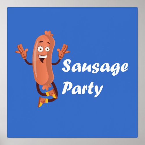 Sausage party design foil prints