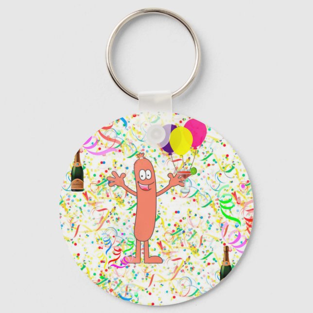 sausage party keychain (Front)