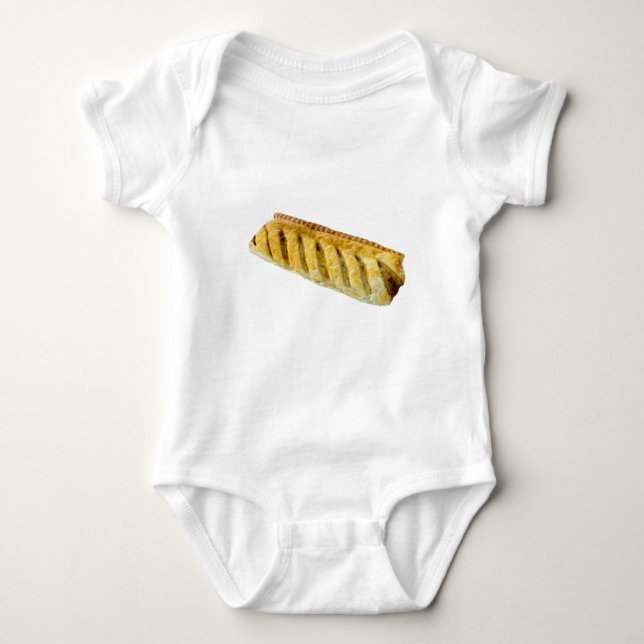 Sausage Roll Baby Bodysuit (Front)