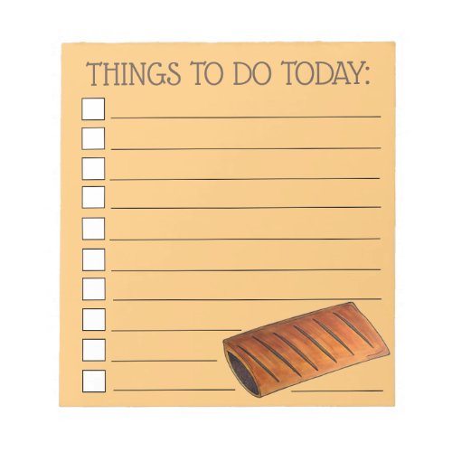 Sausage Roll British Savoury Pastry Snack Food UK Notepad