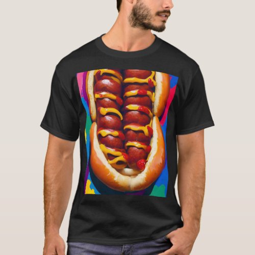 Sausage Sensation _ Big Bite Hot Dog T_Shirt