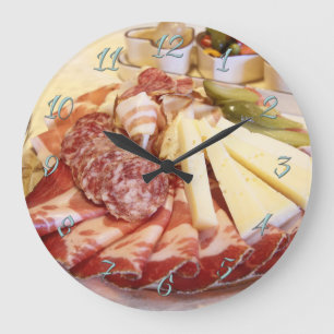 Sausage shop large clock