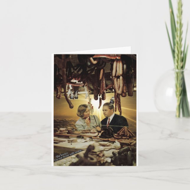 Sausage shopping - card (Front)