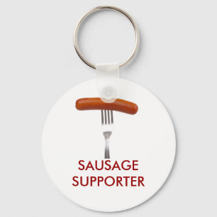sausage stuck in fork keychain