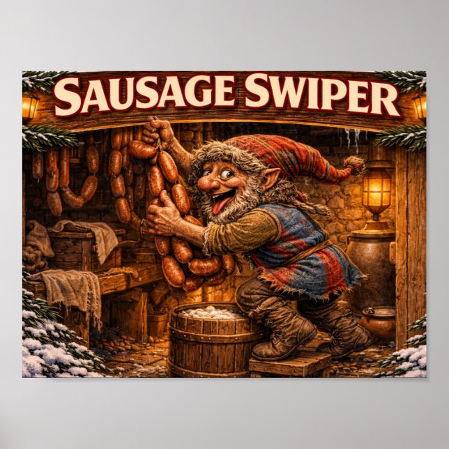 Sausage Swiper Yule Lad poster (Front)