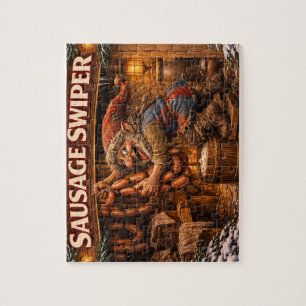 Sausage Swiper Yule Lad puzzle