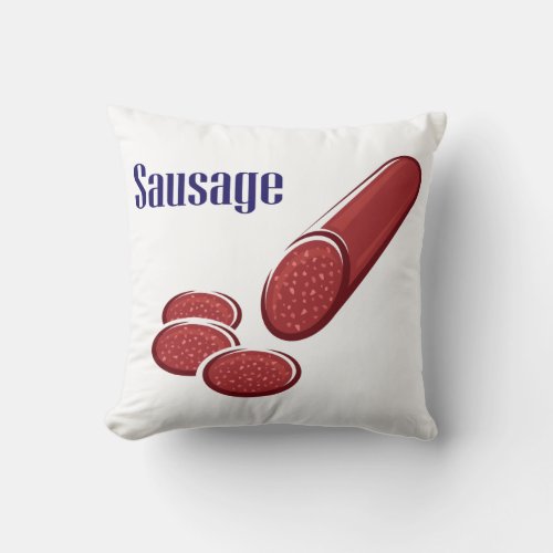 Sausage Throw Pillow