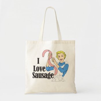 Sausage Tote Bag by Vintage_Bubb at Zazzle