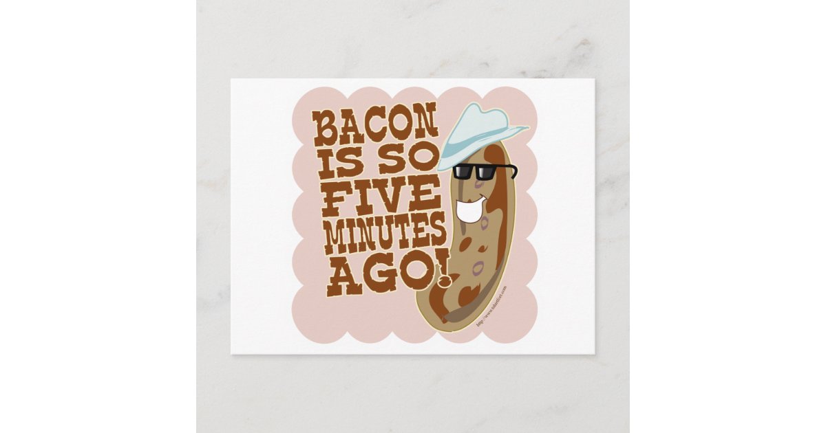 Sausage Vs. Bacon Postcard Zazzle