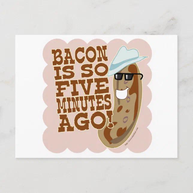Sausage Vs. Bacon Postcard Zazzle