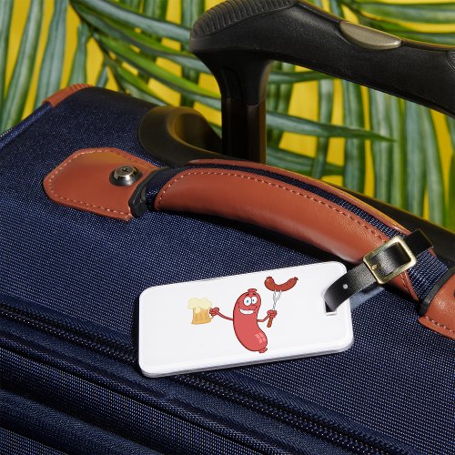 Sausages And Beer Luggage Tag
