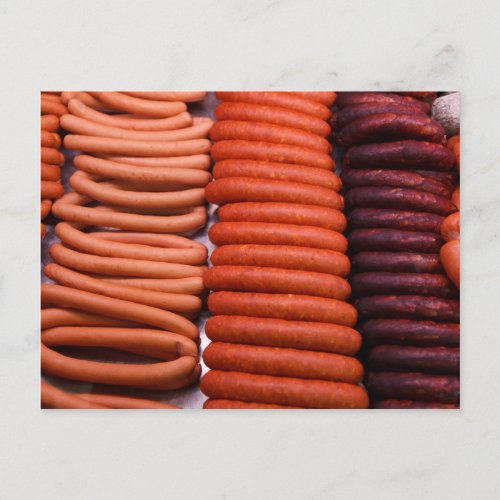 Sausages Postcard