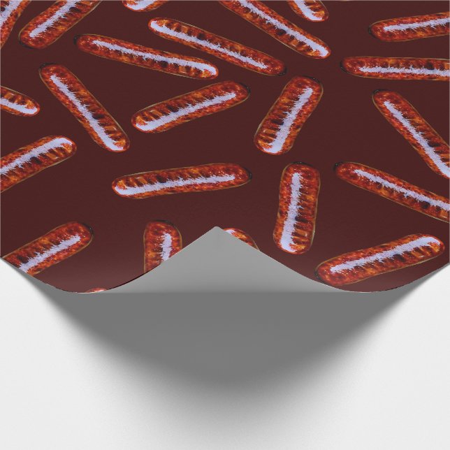 Sausages Wrapping Paper (Corner)