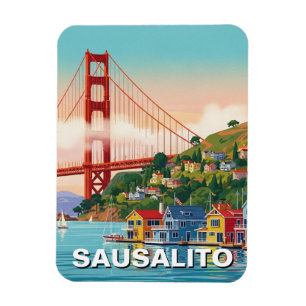 Sausalito California Magnet