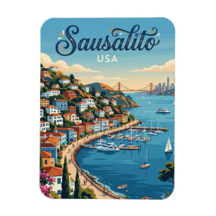 Sausalito, California, USA Magnet