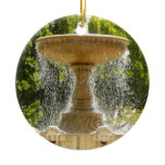 Sausalito Fountain California Travel Photography Ceramic Ornament