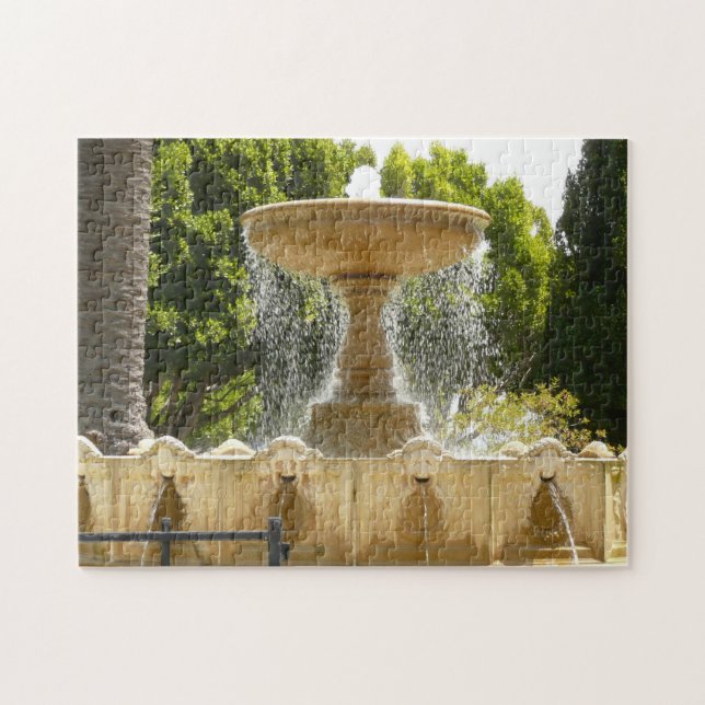 Sausalito Fountain California Travel Photography Jigsaw Puzzle (Horizontal)