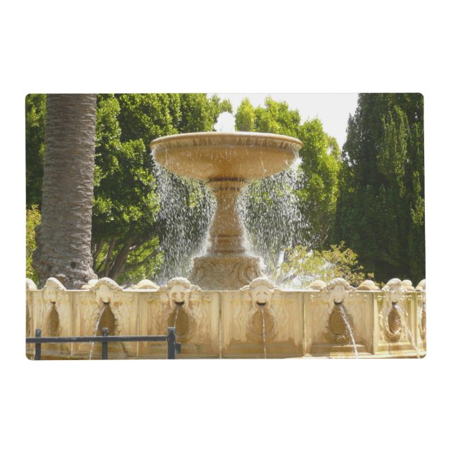 Sausalito Fountain California Travel Photography Placemat (Front)