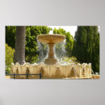 Sausalito Fountain California Travel Photography Poster