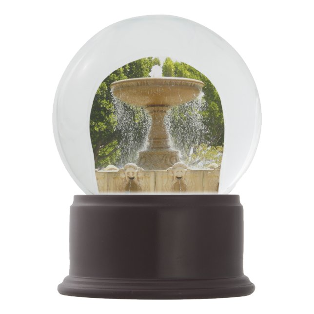 Sausalito Fountain California Travel Photography Snow Globe (Front)