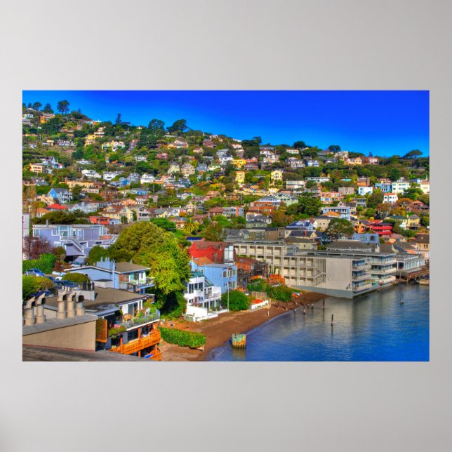 Sausalito Hillside Poster (Front)