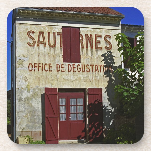 Sauternes Office de Degustation (Wine Tasting Coaster (Front)