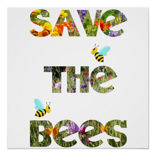   Sauvez les abeilles (anglais) Poster (Front)