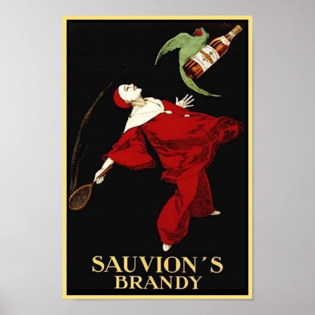 Sauvion's Brandy Poster (Front)