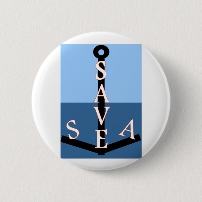 sauvons la mer button (Front)